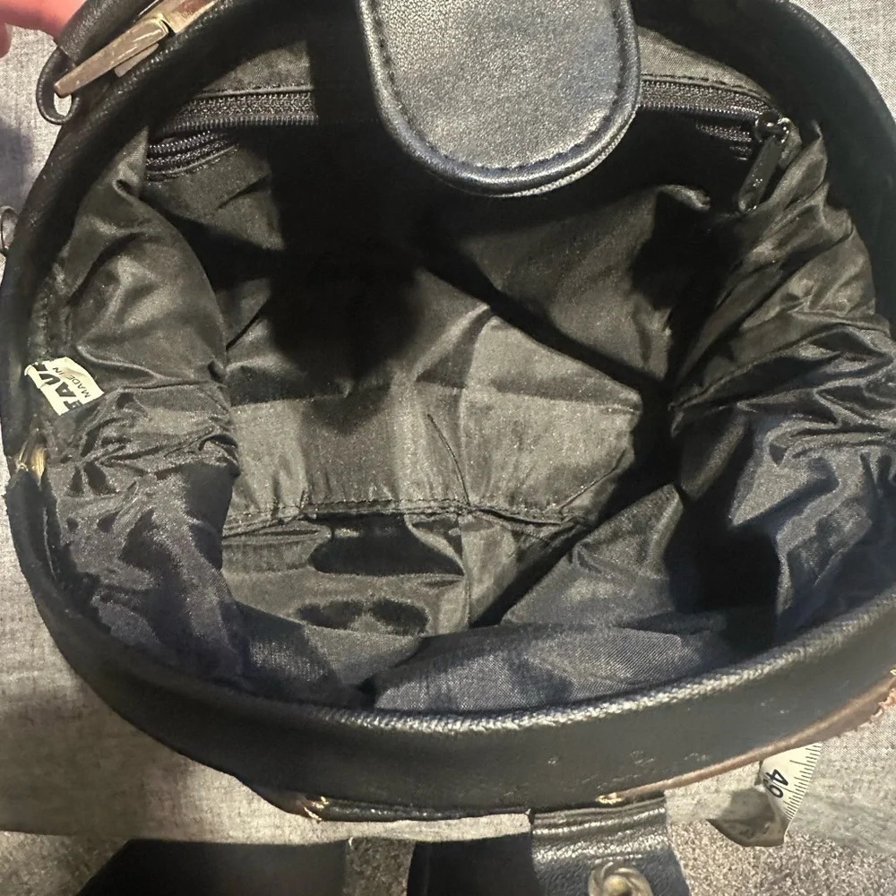 Vintage Taurus Leather Patchwork Purse - image 4